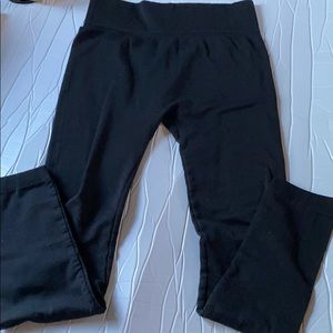 Black cotton leggings